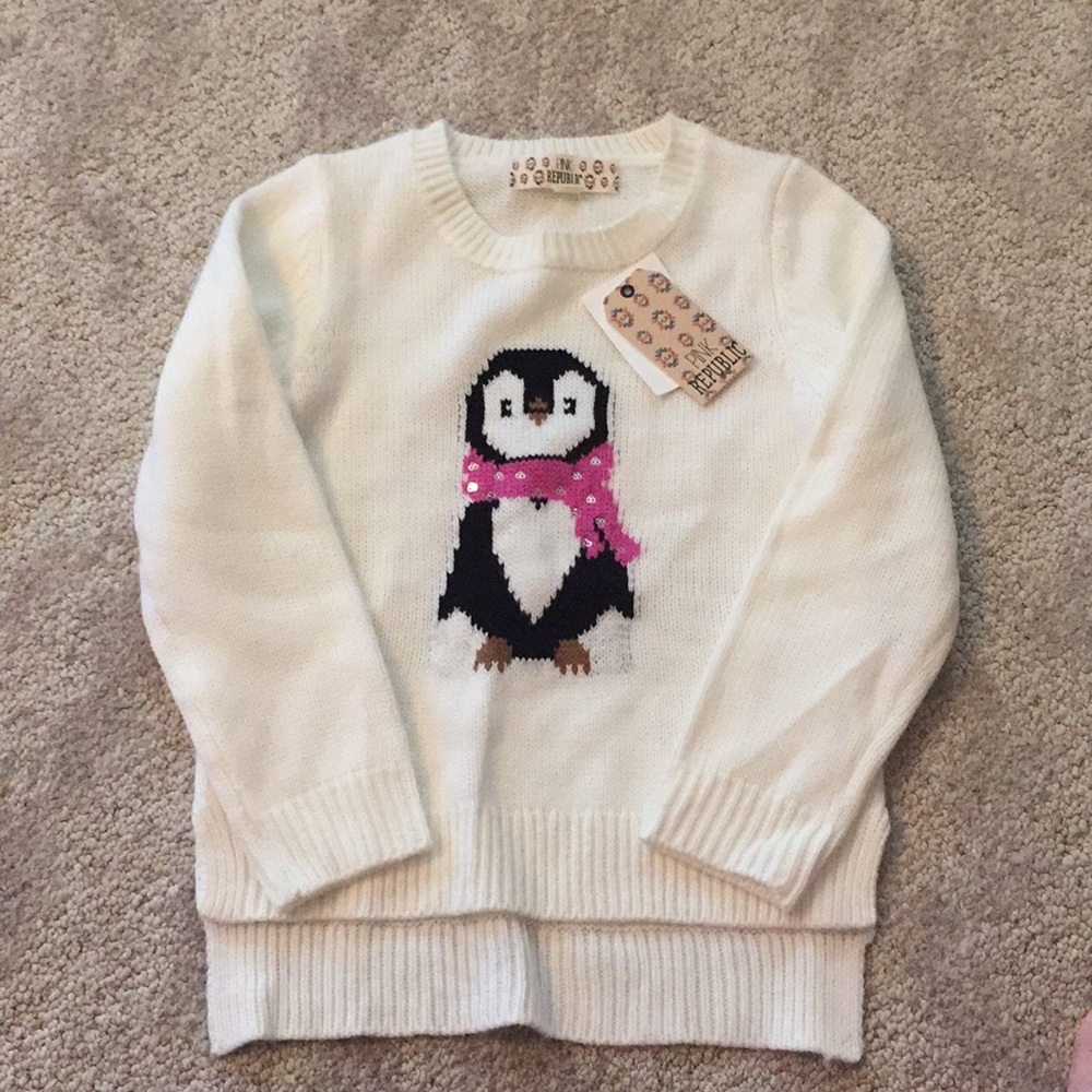 Pink Republic Penguin Sweater